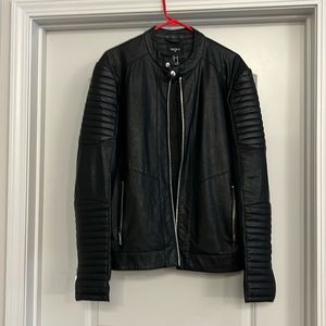 Men’s faux leather jacket